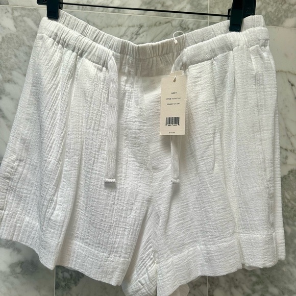Vince White cotton Women's Shorts - Picture 1 of 5